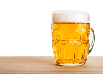 Beer mug isolated