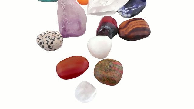 many kinds of crystal stones