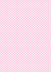 Hintergrund rosa Herzen auf weiß