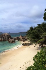 Plage aux Seychelles