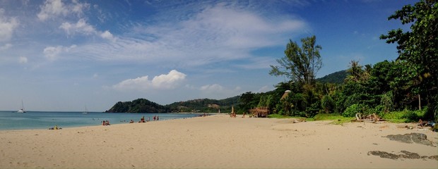 beach panorama thailand