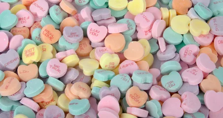 Foto auf Acrylglas Süßigkeiten Süßigkeiten Herzen