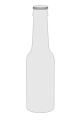 cartoon image of beer bottle