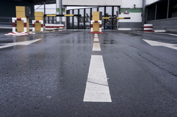 Parking exit bar gate