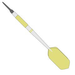 cartoon image of dart - for game