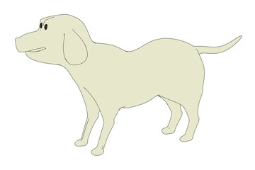 cartoon image of dog animal