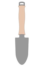 cartoon image of garden tool