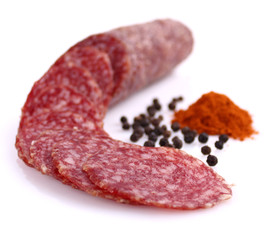 Salami with spices