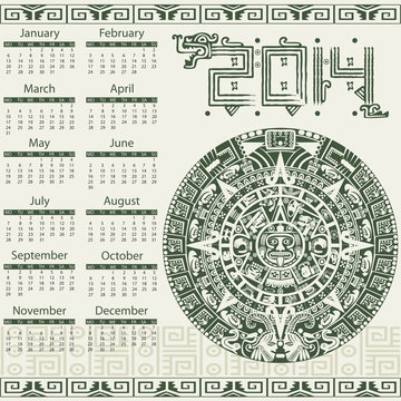 Mayan calendar 2014