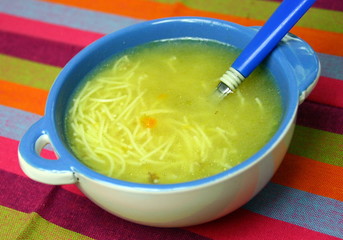 bouillon de bœuf  aux vermicelles
