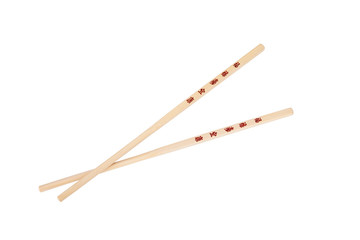 Crossed Chopsticks with the Chinese/Japanese symbols