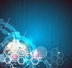 global infinity computer  technology concept business background