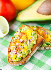 Sandwich with avocado