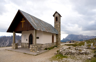 Kapelle in den Dolomiten - Alpen