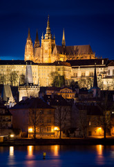 Fototapeta na wymiar Prague. Panoramic image of Prague, capital city of Czech Republi