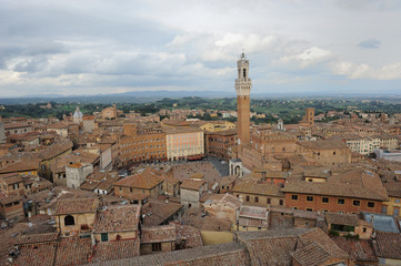 Siena town-panorama