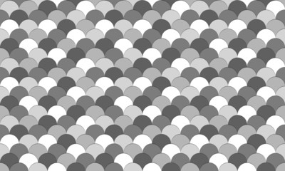 Greyscale fish scale pattern