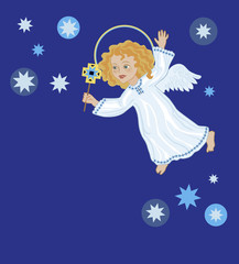 Christmas Angel with Star