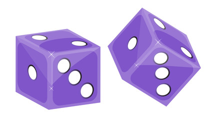 Purple Dice
