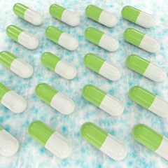 Pills - 3d Rendering