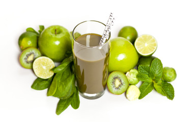 Healthy green smoothie