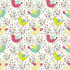 Romantic floral pattern