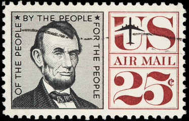 Airmail stamp depicting George Washington