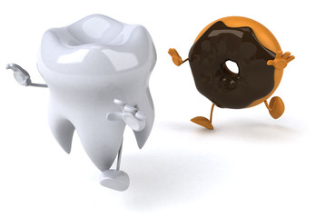 Tooth and donut