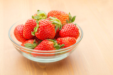 Strawberry in bowl