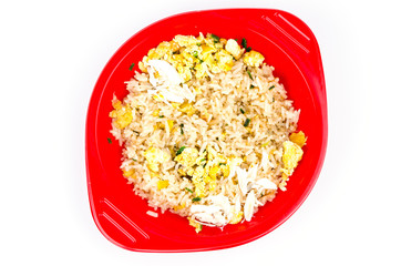 Fried rice crab