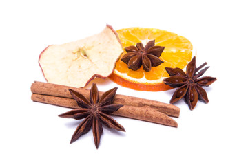 christmas stillife isolated