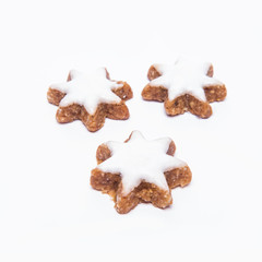 sternkekse weihnachte (freisteller)