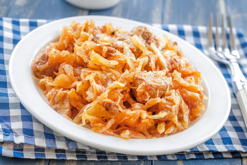 Braised cabbage