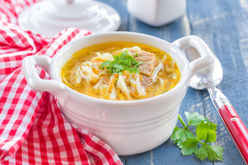 Soup with pasta