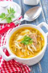 Soup with pasta