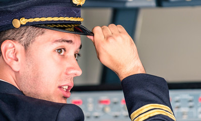 Young Pilot ready for Takeoff