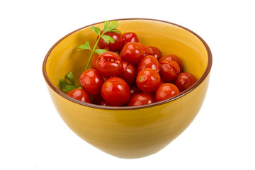 Marinated cherry tomato