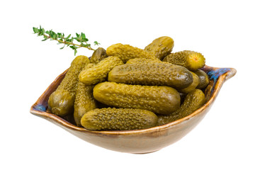 Marinated cucumbers