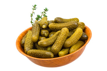 Marinated cucumbers