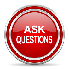 Obraz premium ask questions icon
