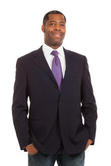 portrait of handsome black man