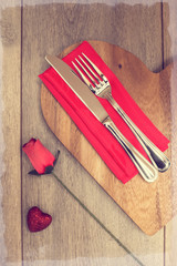 Valentines Table Setting