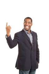 Handsome african businessman