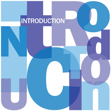 Mosa&iuml;que de Lettres "INTRODUCTION" (pr&eacute;sentation plan questions)