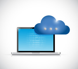 cloud computing computing connection illustration