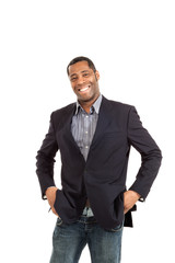 portrait of handsome black man