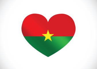 Burkina Faso flag themes idea design