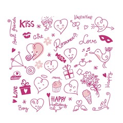 Valentine Cute Elements