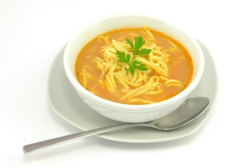tomato soup with noodles