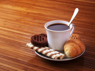 Coffee as a morning background